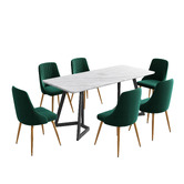 Ever Dreaming Living 6 Seater Marcus Dining Table &amp; Chair Set