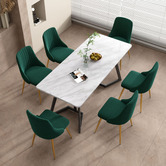 Ever Dreaming Living 6 Seater Marcus Dining Table &amp; Chair Set
