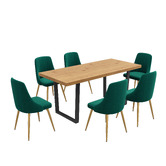 Ever Dreaming Living 6 Seater Clarke Dining Table &amp; Chair Set