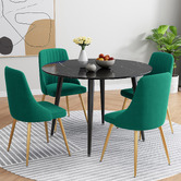Ever Dreaming Living 4 Seater Blake Dining Table &amp; Chair Set