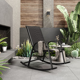 Ever Dreaming Living Arden High Back Outdoor Rocking Chair