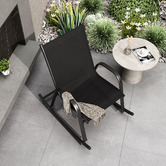 Ever Dreaming Living Arden High Back Outdoor Rocking Chair