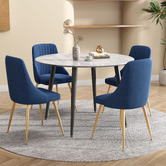 Ever Dreaming Living 4 Seater Mariko Dining Table &amp; Chair Set