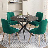 Ever Dreaming Living 4 Seater Bellamy Dining Table &amp; Chair Set