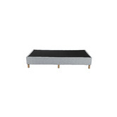 Ever Dreaming Living Light Grey Rylee Steel Bed Base