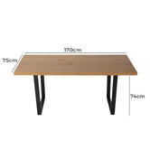 Ever Dreaming Living 6 Seater Clarke Dining Table &amp; Chair Set