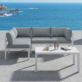 Ever Dreaming Living 4 Seater Cyan Outdoor Lounge Set