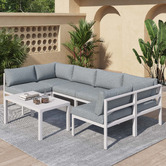 Ever Dreaming Living 6 Seater Lyon Outdoor Lounge Set