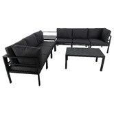 Ever Dreaming Living 6 Seater Alnico Outdoor Lounge Set