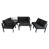Ever Dreaming Living 6 Seater Alnico Outdoor Lounge Set