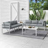 Ever Dreaming Living 6 Seater Alnico Outdoor Lounge Set