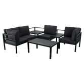 Ever Dreaming Living 4 Seater Alnico Outdoor Lounge &amp; Table Set