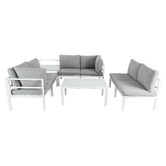 Ever Dreaming Living 6 Seater Alnico Outdoor Lounge Set