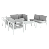 Ever Dreaming Living 6 Seater Alnico Outdoor Lounge Set
