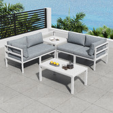 Ever Dreaming Living 4 Seater Alnico Outdoor Lounge Set