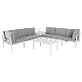 Ever Dreaming Living 6 Seater Alnico Outdoor Lounge Set
