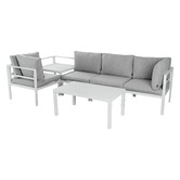Ever Dreaming Living 4 Seater Alnico Outdoor Lounge Set