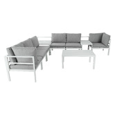 Ever Dreaming Living 6 Seater Alnico Outdoor Lounge &amp; Table Set
