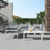 Ever Dreaming Living 4 Seater Alnico Outdoor Lounge &amp; Table Set