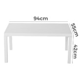 Ever Dreaming Living 6 Seater Alnico Outdoor Lounge &amp; Table Set