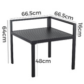 Ever Dreaming Living 4 Seater Alnico Outdoor Lounge Set