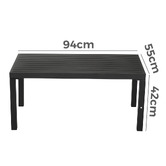 Ever Dreaming Living 4 Seater Alnico Outdoor Lounge &amp; Table Set