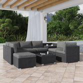 Ever Dreaming Living 6 Seater Tianna Outdoor Sofa Set