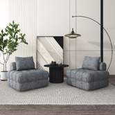 Ever Dreaming Living Ella 76cm Boucle Lounge Chairs