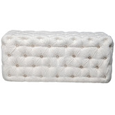 Ever Dreaming Living Athena Boucle Ottoman Bench
