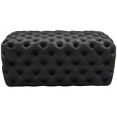 Ever Dreaming Living Athena Faux Leather Ottoman Bench