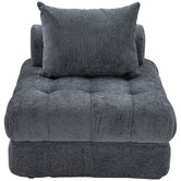 Ever Dreaming Living Ella 4 Seater Boucle Sofa &amp; Ottoman Set