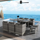 Ever Dreaming Living 10 Seater Beauchamp Outdoor Dining Set