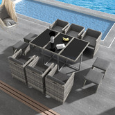 Ever Dreaming Living 10 Seater Beauchamp Outdoor Dining Set
