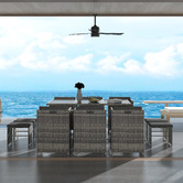 Ever Dreaming Living 10 Seater Beauchamp Outdoor Dining Set