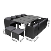 Ever Dreaming Living 12 Seater Shepard Outdoor Dining Table &amp; Chair Set