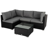 Ever Dreaming Living 4 Seater Shepard Outdoor Lounge &amp; Coffee Table Set