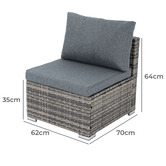 Ever Dreaming Living 4 Seater Shepard Outdoor Lounge &amp; Coffee Table Set