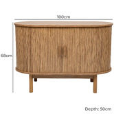 Ever Dreaming Living Chelsea Ribbed Sideboard