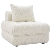 Ever Dreaming Living Beige Ella 4 Seater Wool-Blend Sofa &amp; Ottoman Set
