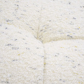 Ever Dreaming Living Beige Ella Wool-Blend Ottoman
