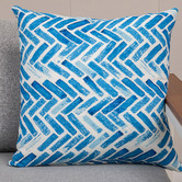 Ever Dreaming Living Chevron Chloe Square Outdoor Cushion