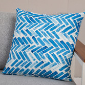 Ever Dreaming Living Chevron Chloe Square Outdoor Cushion