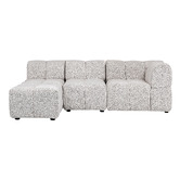 Ever Dreaming Living Leia 3 Seater Modular Sofa with Reversible Chaise