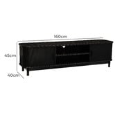 Ever Dreaming Living Briella Ribbed Entertainment Unit