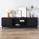 Ever Dreaming Living Briella Ribbed Entertainment Unit
