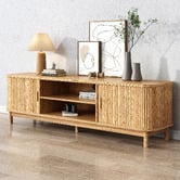 Ever Dreaming Living Briella Ribbed Entertainment Unit