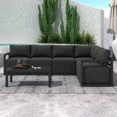 Ever Dreaming Living 6 Seater Avaline Outdoor Modular Sofa Set