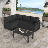 Ever Dreaming Living 4 Seater Avaline Outdoor Modular Lounge Set