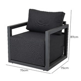 Ever Dreaming Living 4 Seater Avaline Outdoor Modular Sofa Set