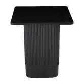Ever Dreaming Living Cedar Ribbed Side Table